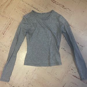 Super cute grey crop top